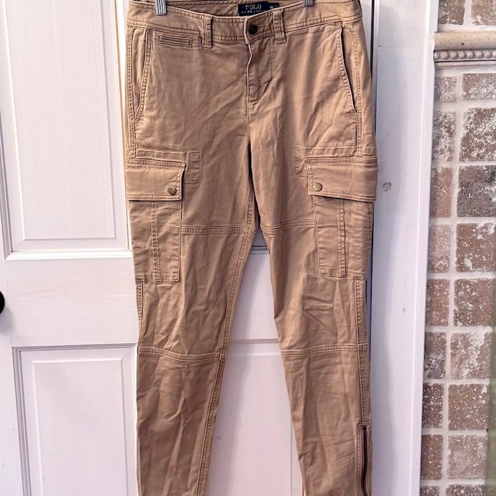 Gorgeous Vintage Polo Ralph Lauren Cargo Pants Women.  Size 10